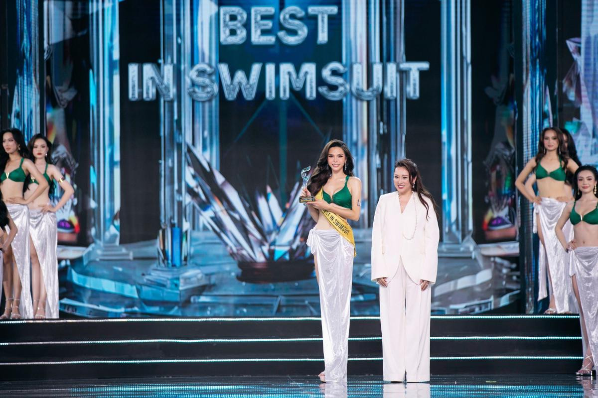 Top 20 Miss Grand VN 2023 'đốt nóng' sân khấu với màn diễn bikini Ảnh 1