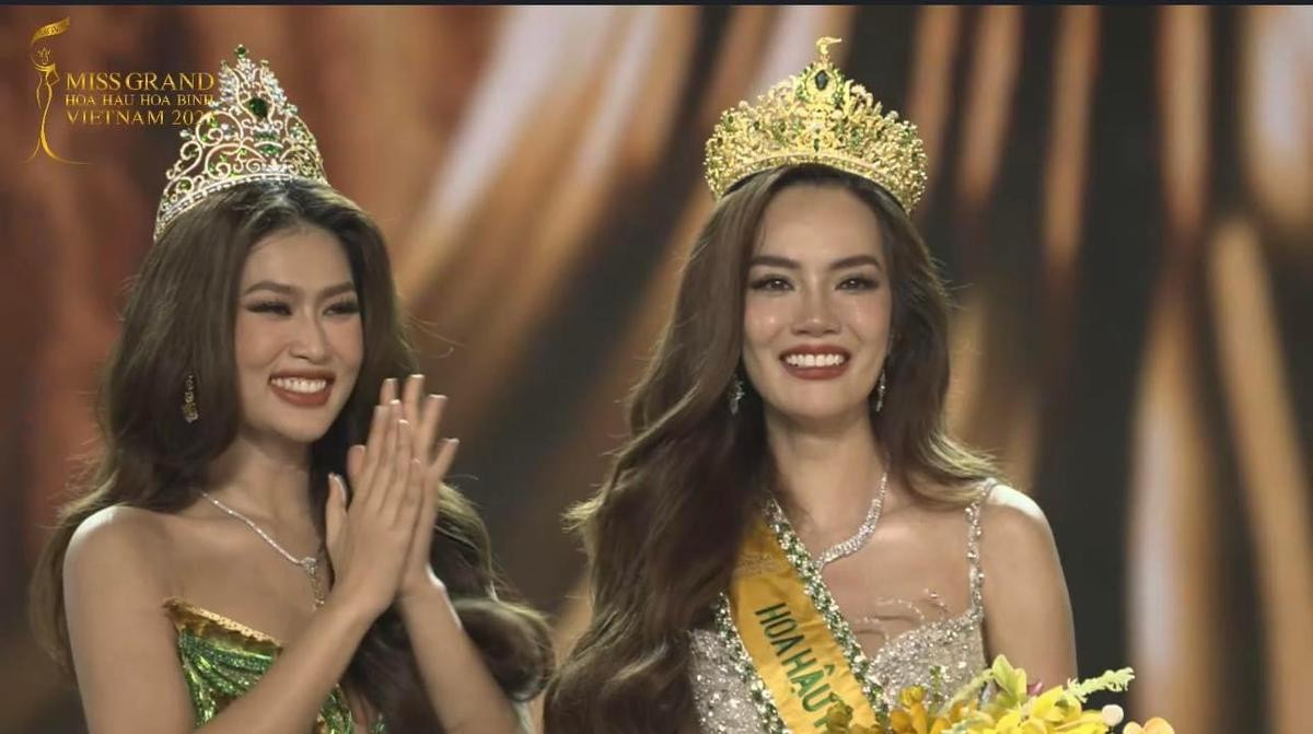 Tân hoa hậu Miss Grand Vietnam 2023 nhận 'bão' khen ngợi từ dàn sao Việt Ảnh 1