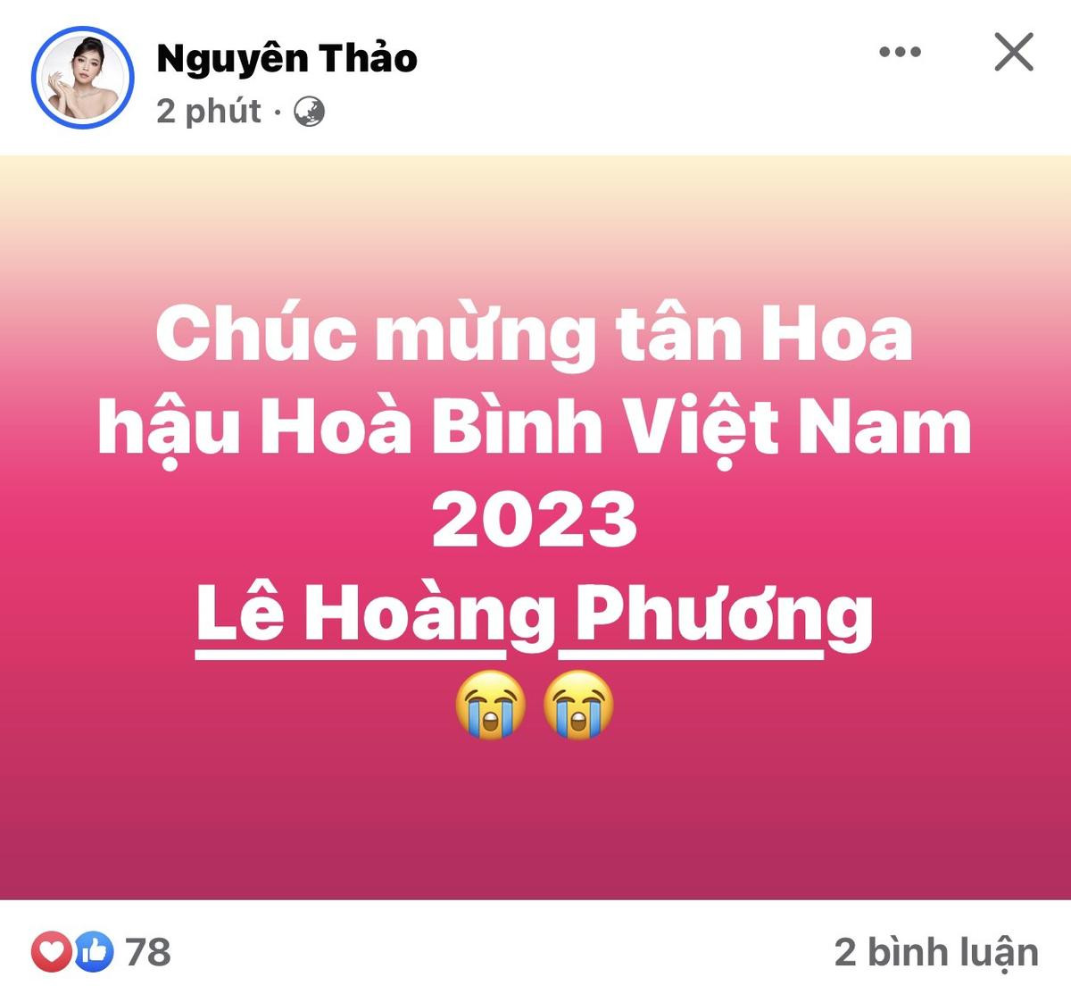 Tân hoa hậu Miss Grand Vietnam 2023 nhận 'bão' khen ngợi từ dàn sao Việt Ảnh 4