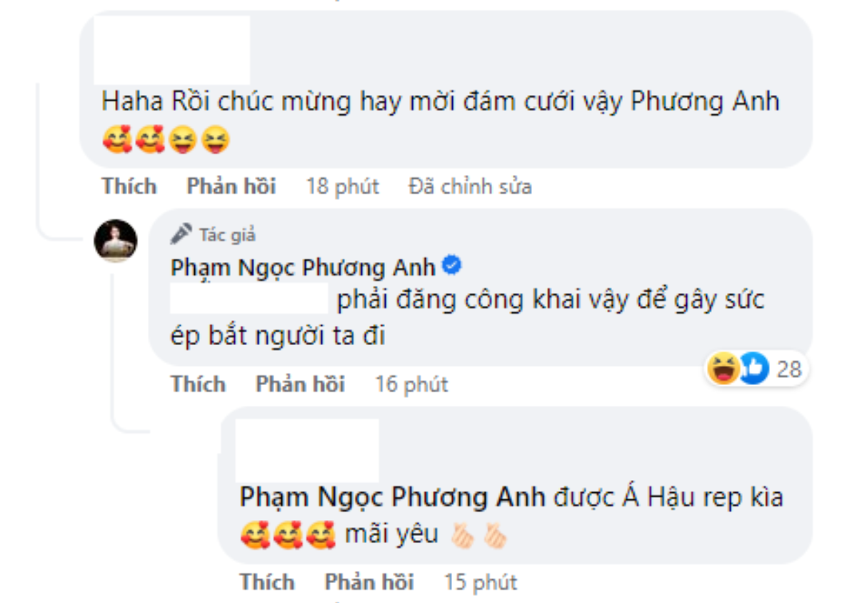 Vừa mới đăng quang, Lê Hoàng Phương đã được một Á hậu Vbiz mời dự đám cưới Ảnh 3