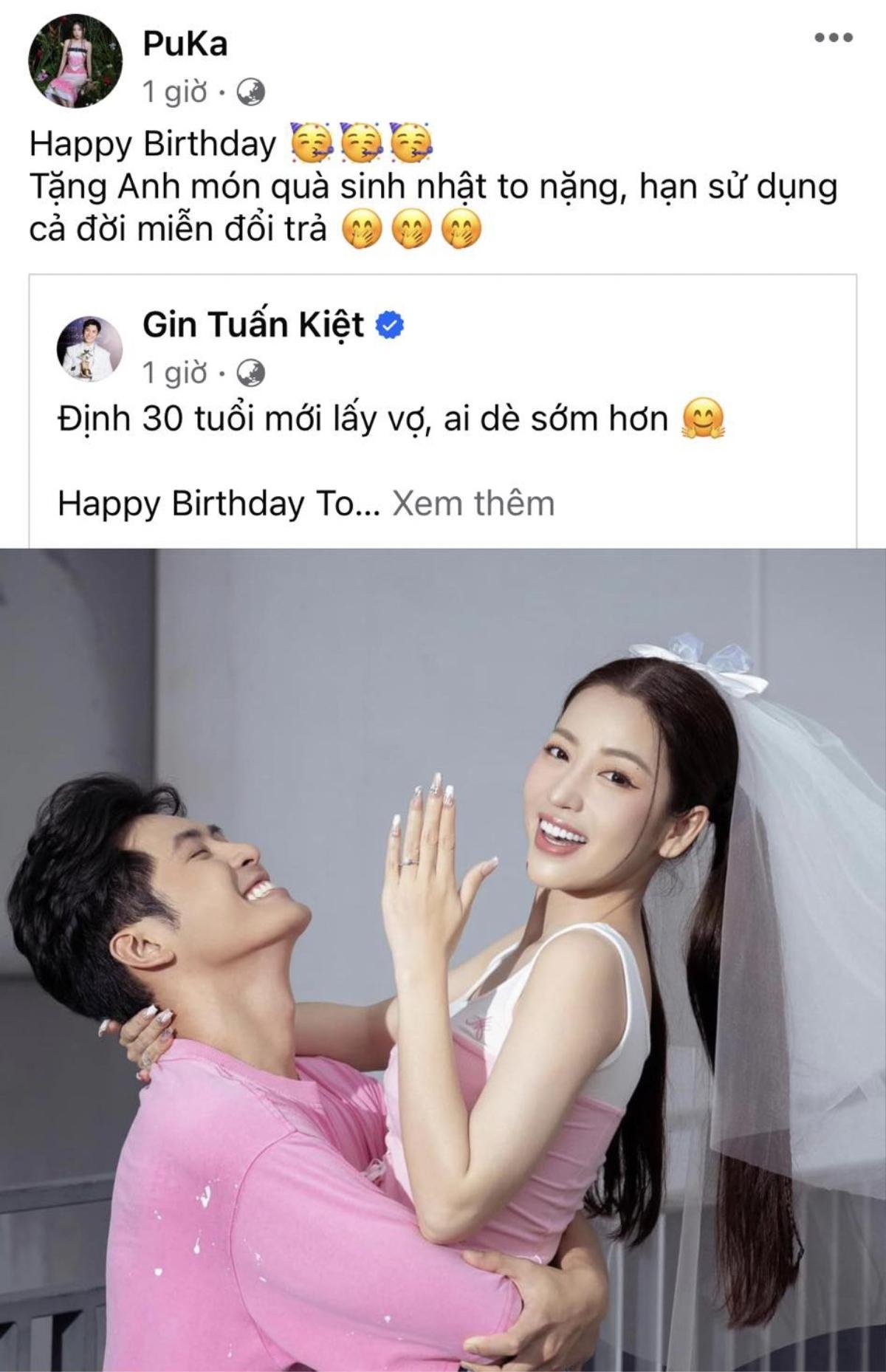 Không còn e dè, Puka và Gin Tuấn Kiệt công khai phát 'cẩu lương' cực ngọt ngào! Ảnh 2