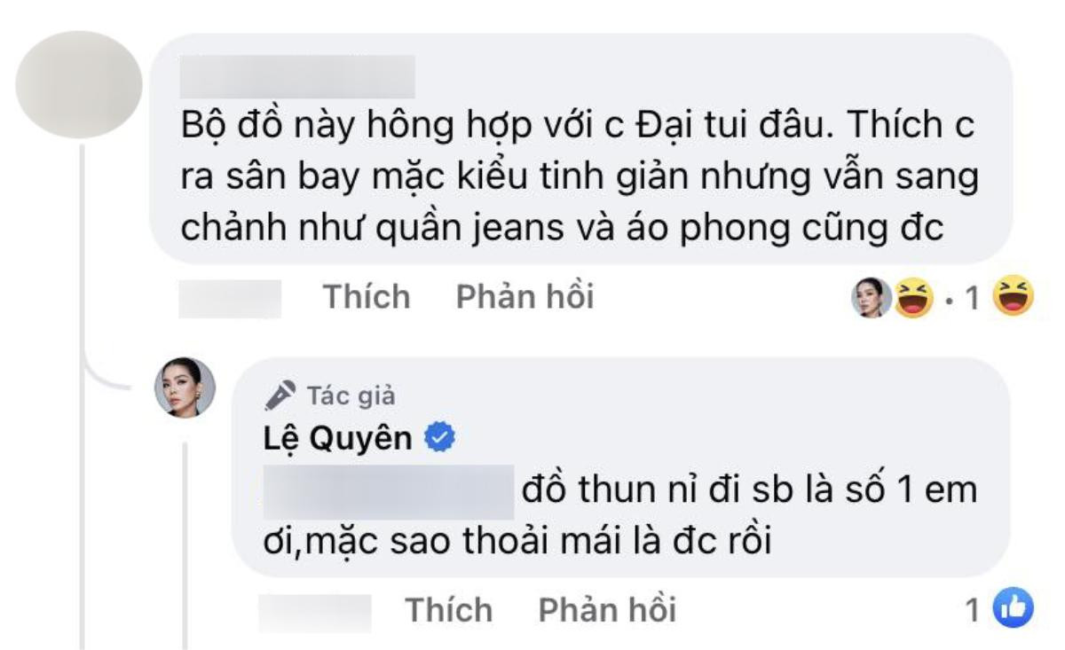 Bị 'chê' gu ăn mặc khi ra sân bay, Lệ Quyên nói gì? Ảnh 3