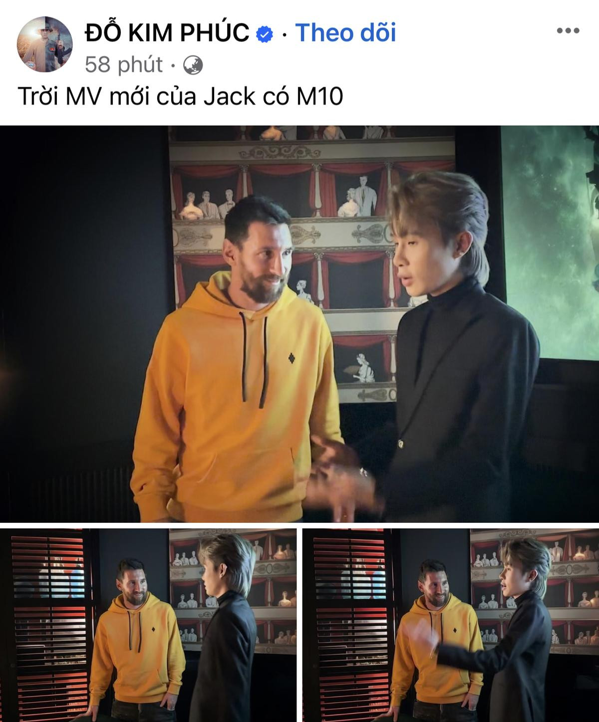 Siêu sao Messi xuất hiện trong MV của Jack gây sốt đến mức nào? Ảnh 4