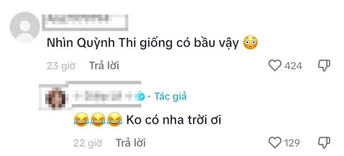 Netizen nghi vấn 'thánh biến hình' Quỳnh Thi mang bầu, người trong cuộc nói gì? Ảnh 3