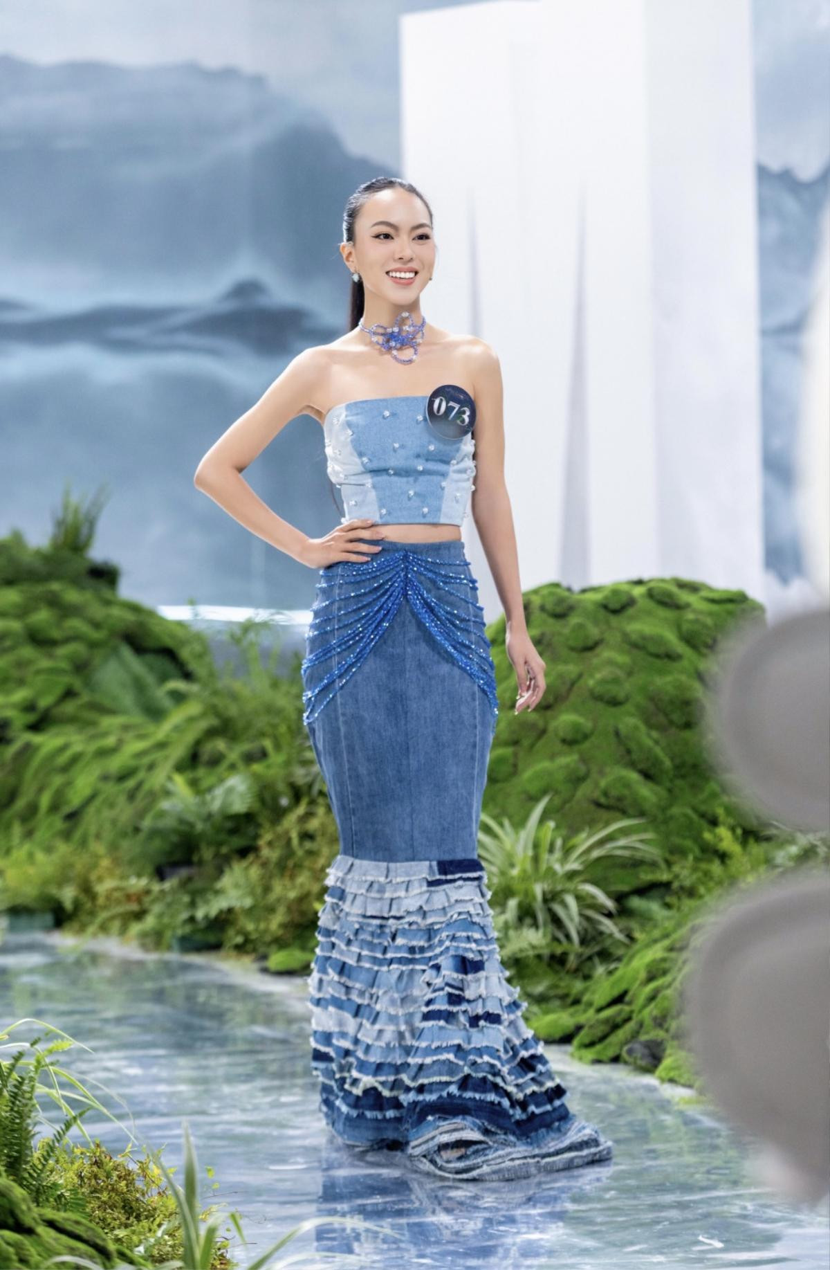 Trang phục tái chế độc đáo với thông điệp bảo vệ môi trường của Miss Earth VN Ảnh 11