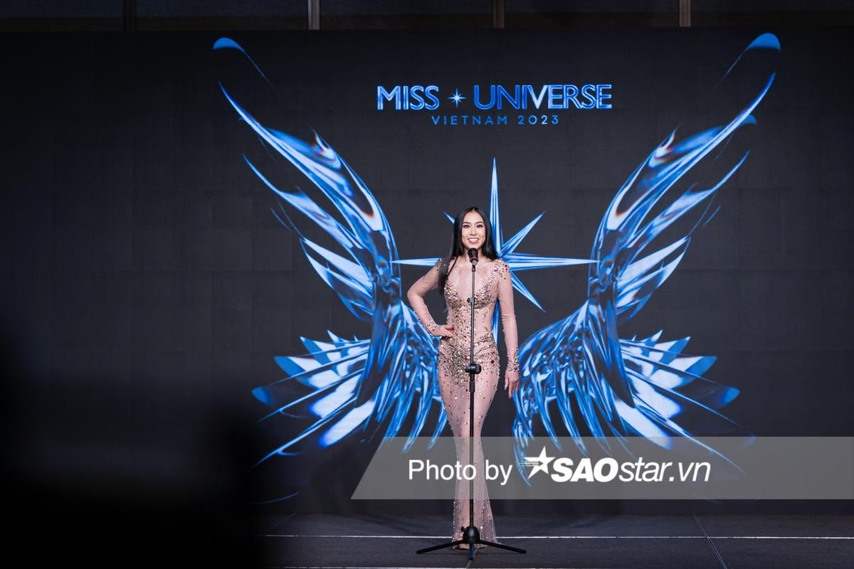 Top 18 Miss Universe Vietnam 2023 lộ diện: Hương Ly khoe 'gò bồng đảo' táo bạo Ảnh 8