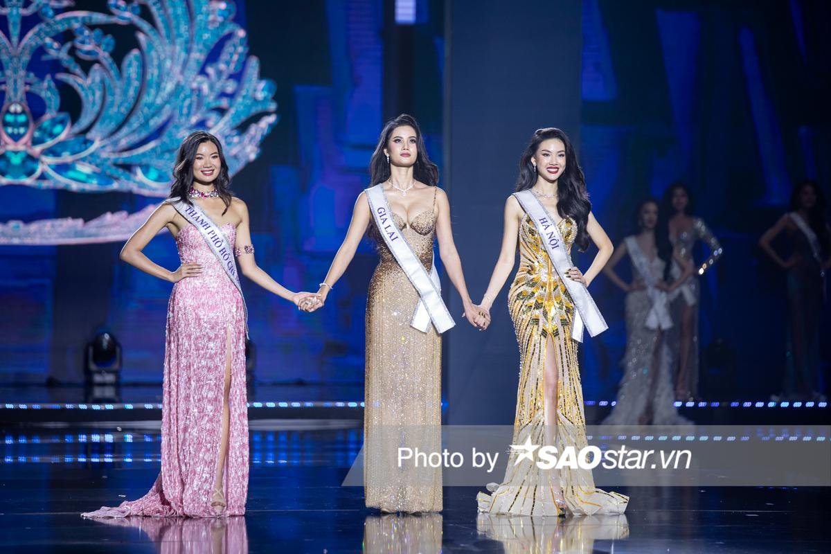 So kè sắc vóc Top3 Miss Universe VN: Hương Ly 'lấn át' luôn cả Hoa hậu Ảnh 1