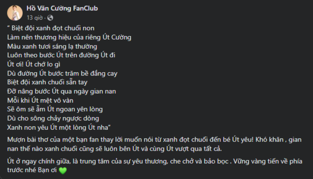 FC tiết lộ biệt danh để gọi Hồ Văn Cường: Nghe là biết cưng thế nào! Ảnh 2