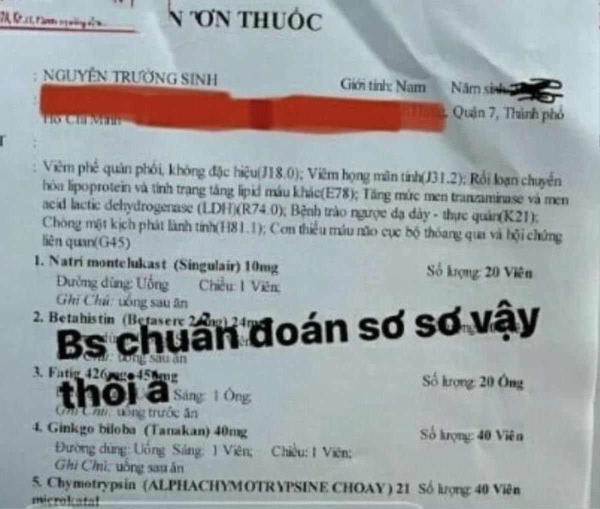 Song Luân nhập viện vì gặp vấn đề sức khoẻ Ảnh 2