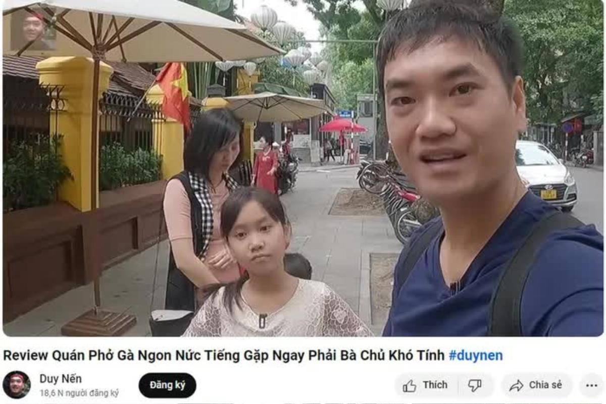 Dân mạng đào lại clip review phở gà Lâm của Duy Nến, bà chủ thái độ ra sao khi cửa quán bị chắn ngang? Ảnh 3