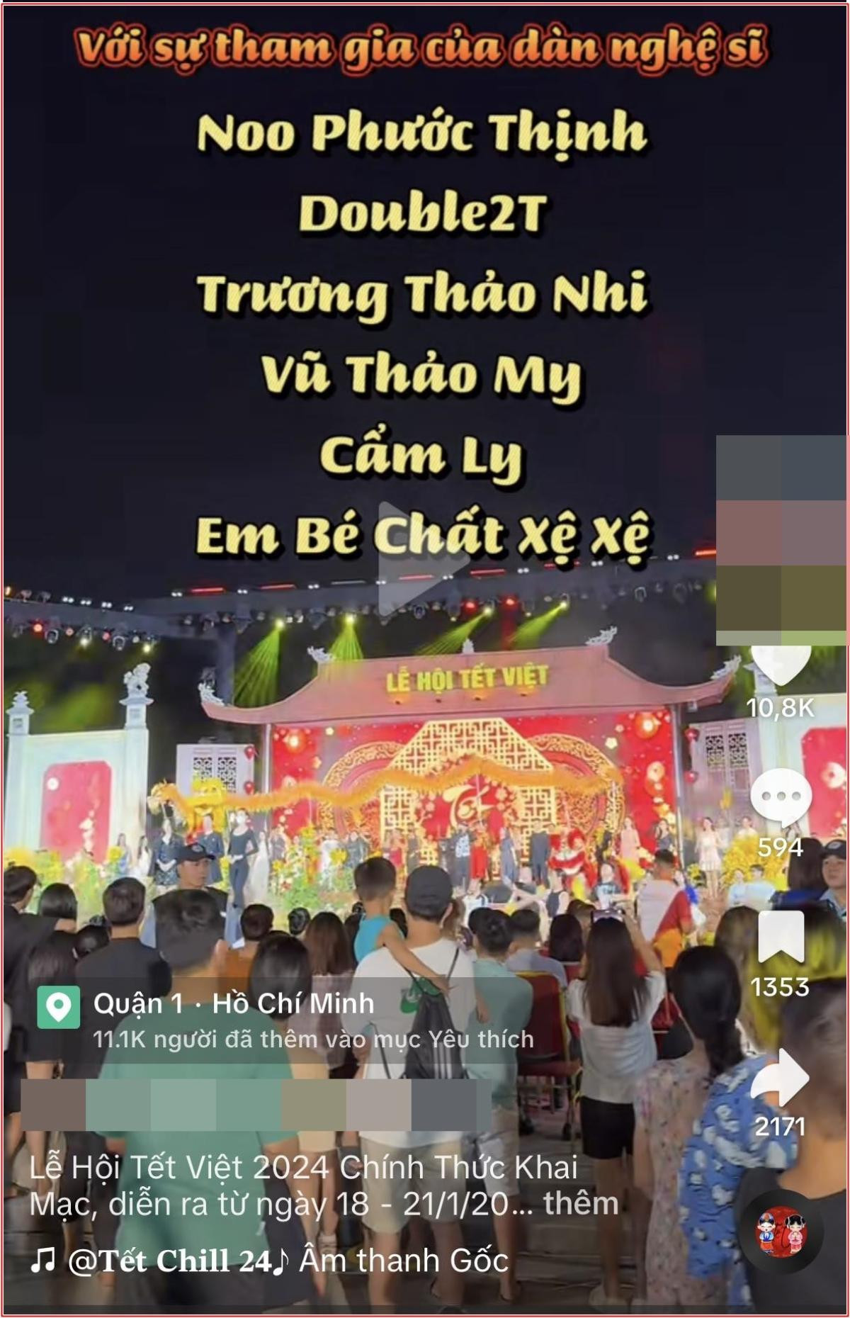 Noo Phước Thịnh được khen ngợi vì hành động tôn trọng Cẩm Ly khi cùng tham gia một đêm diễn Ảnh 1