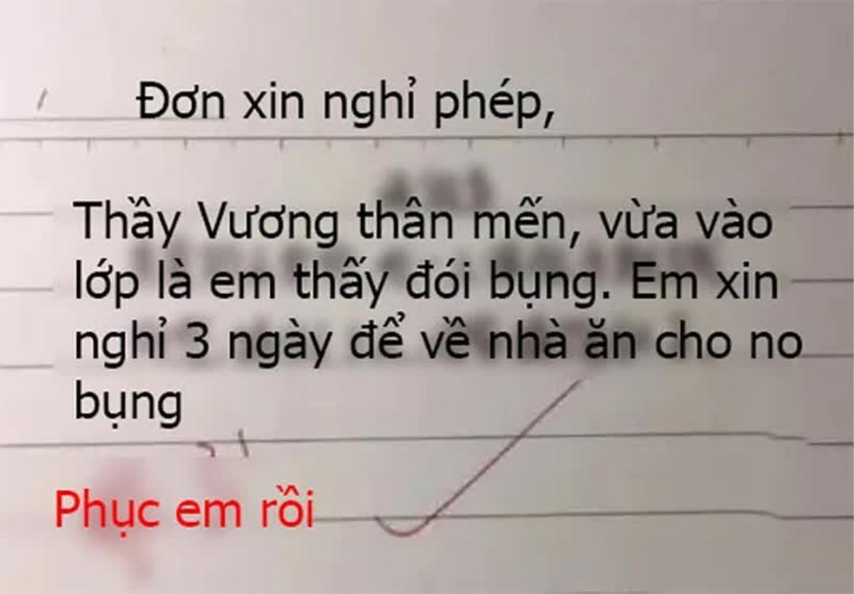 Làm đơn xin nghỉ học hẳn 3 ngày, cậu bé khiến thầy giáo thốt lên 'phục em rồi' sau khi biết lý do Ảnh 1