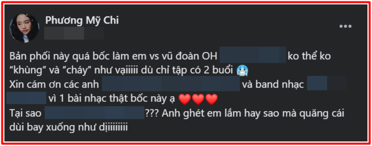 Bị nhạc công ném dùi ra sân khấu lúc đang biểu diễn, Phương Mỹ Chi: 'Anh ghét em lắm hay sao' Ảnh 3