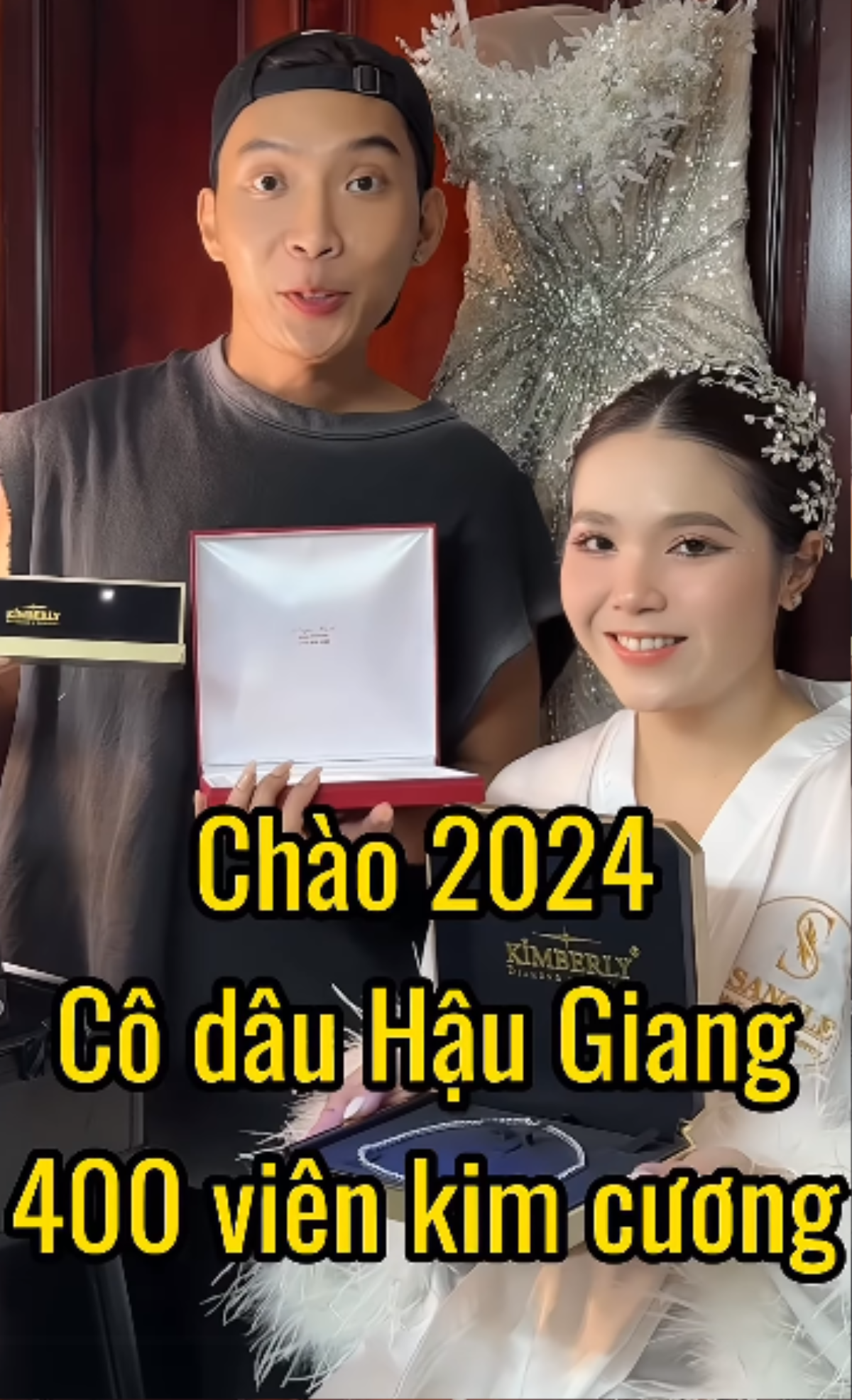 Cô dâu Hậu Giang hot nhất MXH: Nhận của hồi môn 'khủng' với 400 viên kim cương trong ngày cưới Ảnh 1