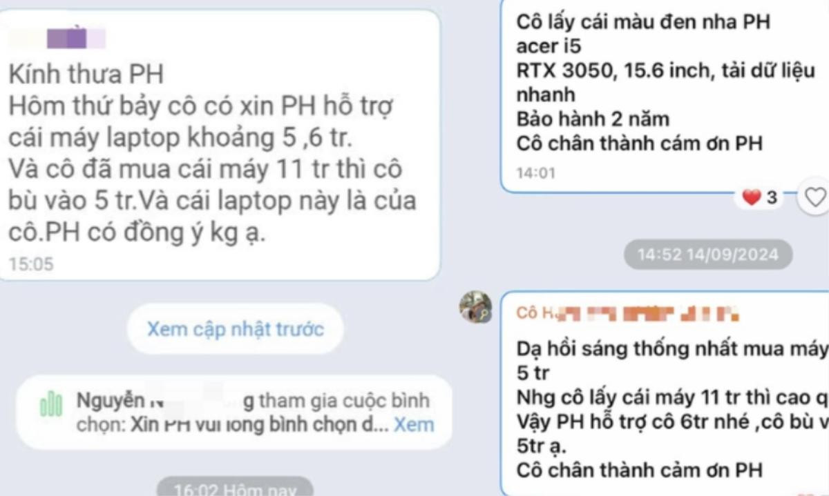 Cô giáo xin phụ huynh hỗ trợ mua laptop: Tôi sẽ lấy lại danh dự cho bản thân Ảnh 2