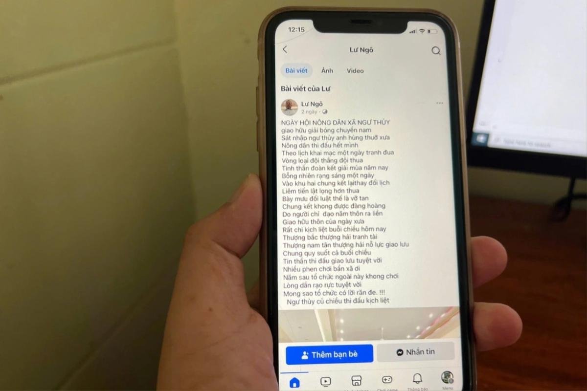 Người đàn ông bị đánh nghi do... làm thơ trên Facebook Ảnh 2