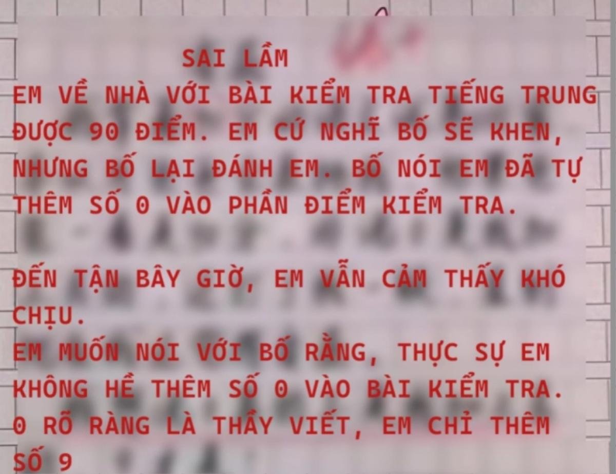 Cậu bé viết bài văn kể lại lần bị bố đánh, đọc xong dân tình thấy 'cũng không oan' Ảnh 1