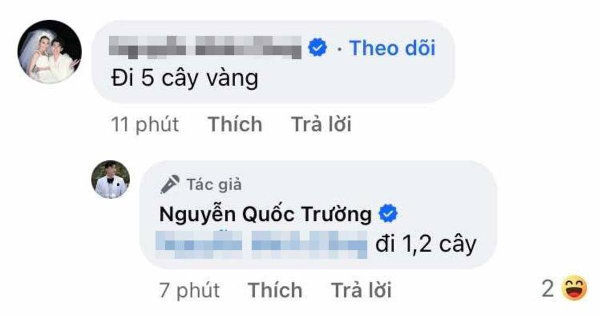 Quốc Trường hé lộ số vàng mừng cưới Thanh Đoàn - Hà Trí Quang Ảnh 2