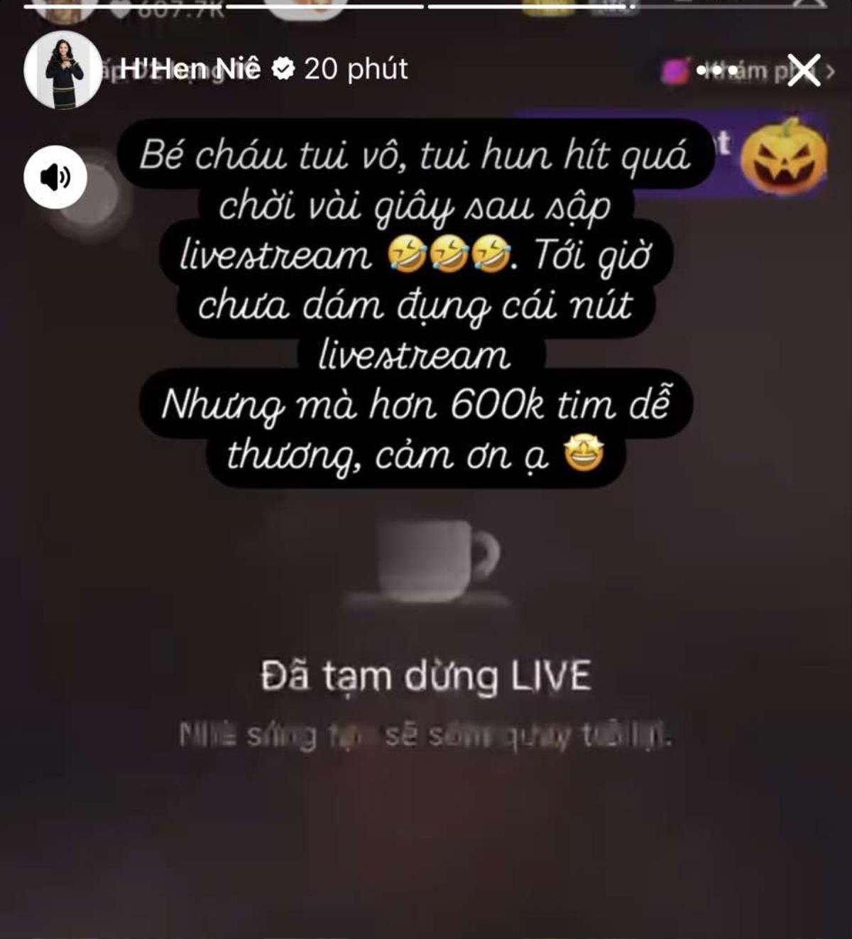 Đang hôn hít trên livestream, H'hen Niê nhận 'cái kết đắng' Ảnh 2