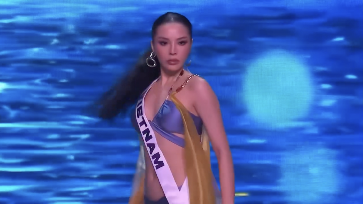 Hoa hậu Kỳ Duyên nóng bỏng tột độ tại phần thi bikini đêm bán kết Miss Universe Ảnh 2