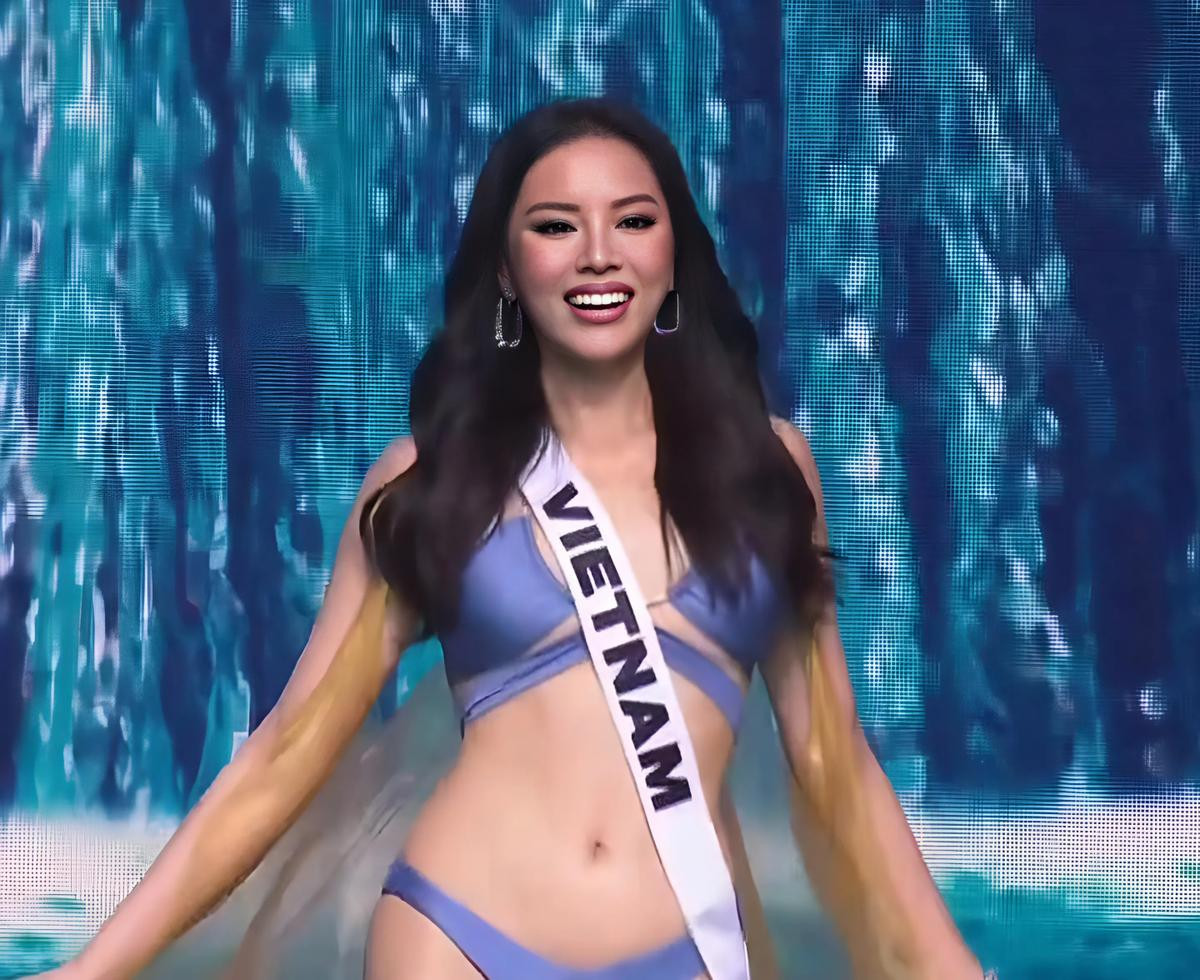 Kỳ Duyên quyến rũ trong phần thi áo tắm tại chung kết Miss Universe Ảnh 1