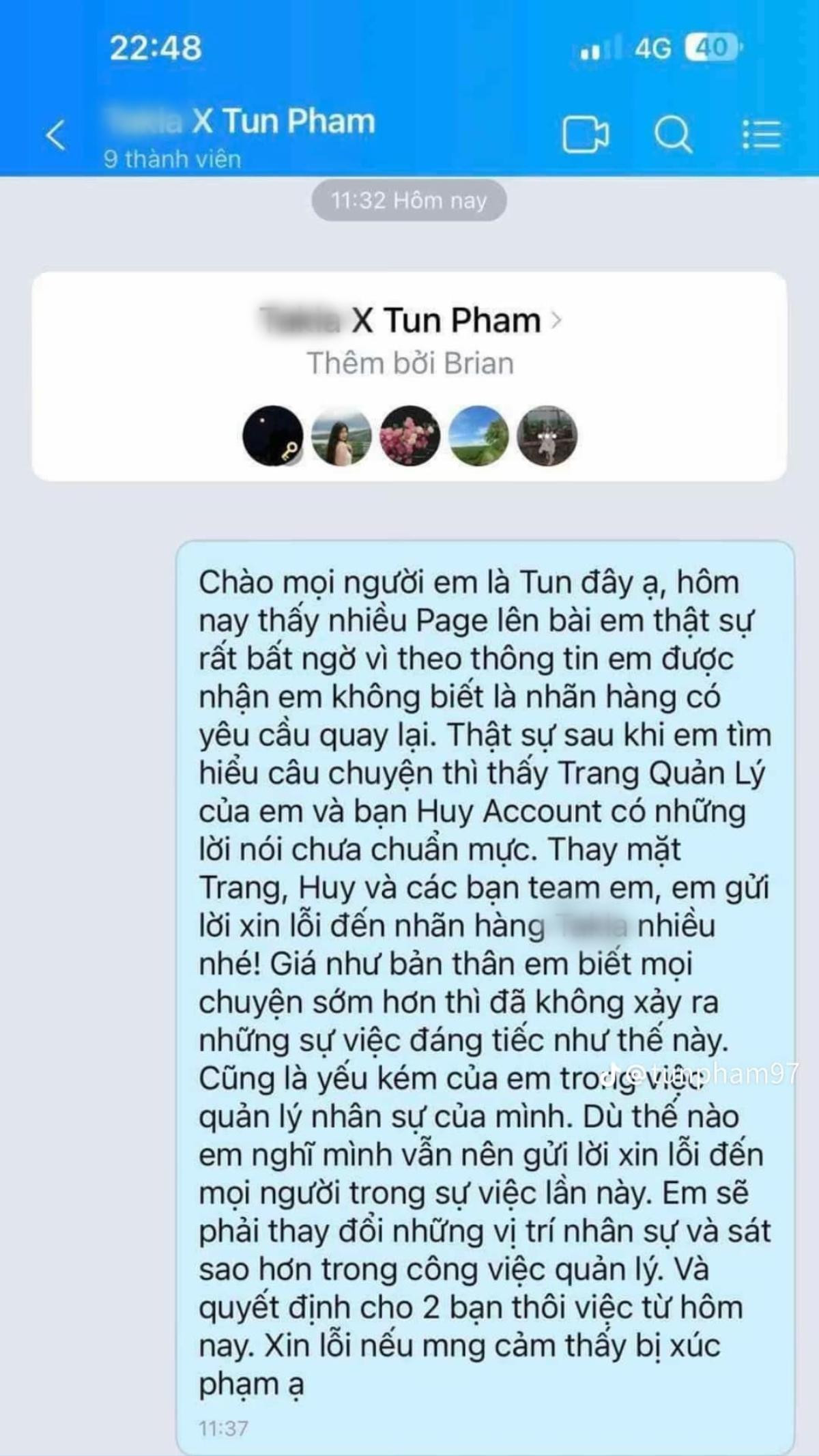 Bị tố đọc sai tên nhãn hàng và được yêu cầu đọc lại nhưng thách thức 'không nhé', Tun Phạm nói gì? Ảnh 3