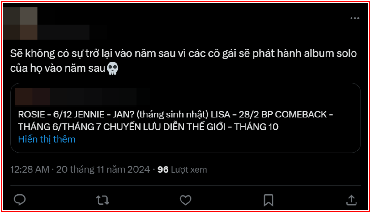 Lo ngại về sự trở lại của BLACKPINK sau thông báo từ Lisa Ảnh 5