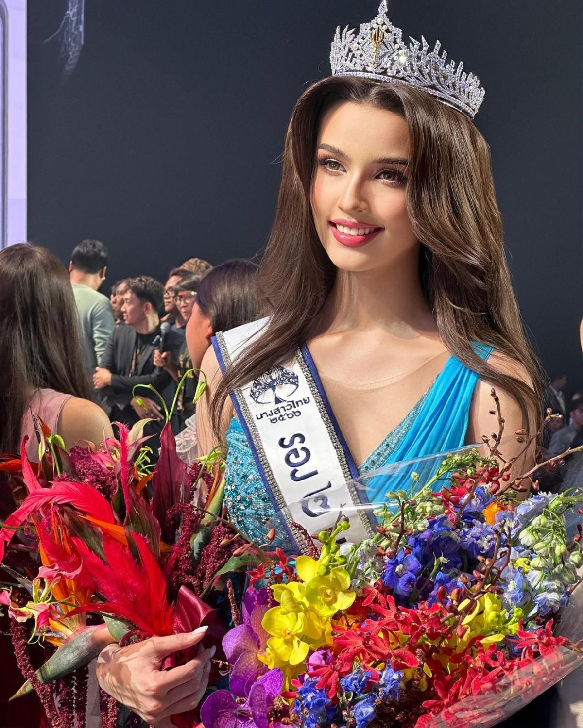 Nhan sắc 'thiên thần' Thái Lan sẽ khiến Bùi Khánh Linh mệt mỏi ở Miss Intercontinental 2024 Ảnh 3