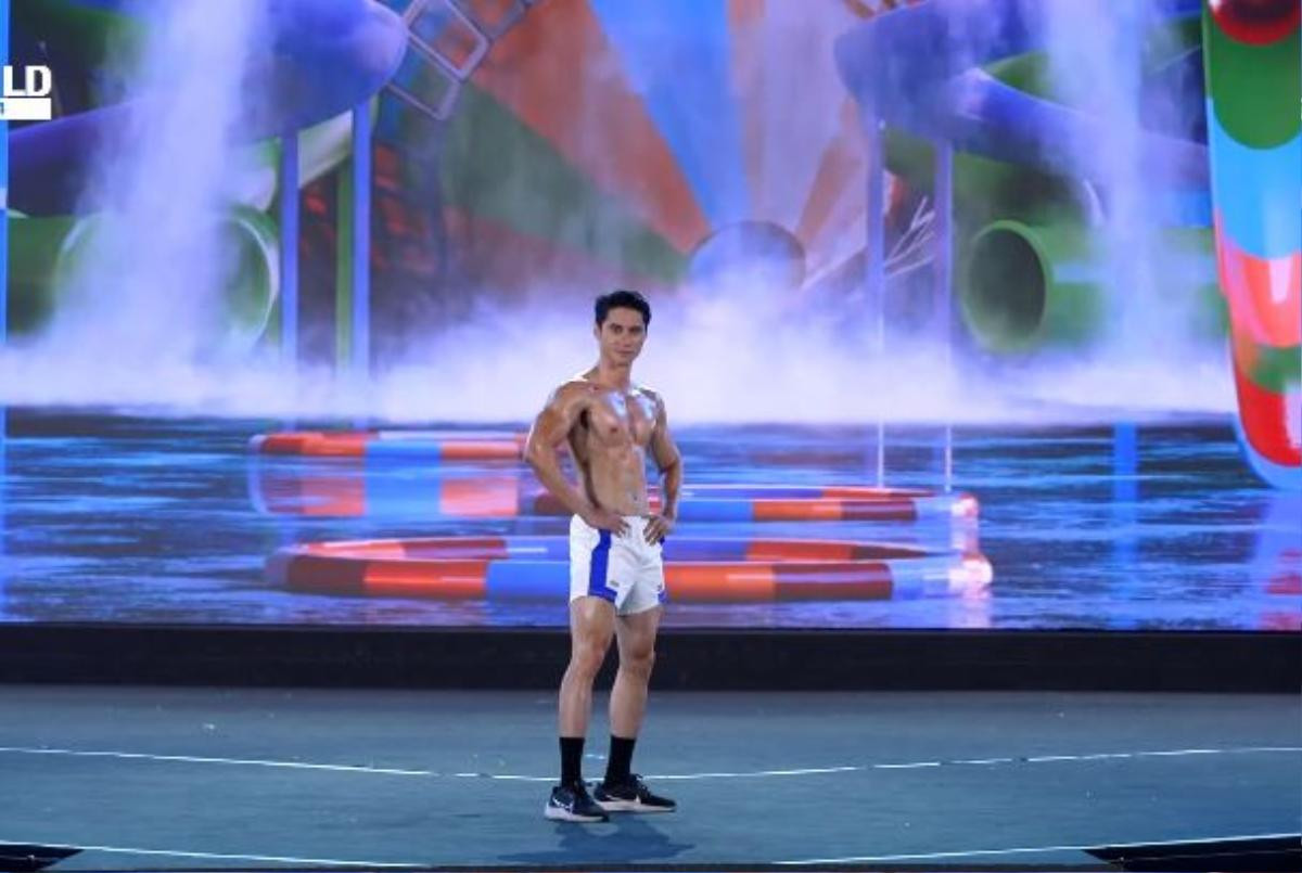 Phạm Tuấn Ngọc khoe body 6 múi tại chung kết Mr World 2024 Ảnh 1