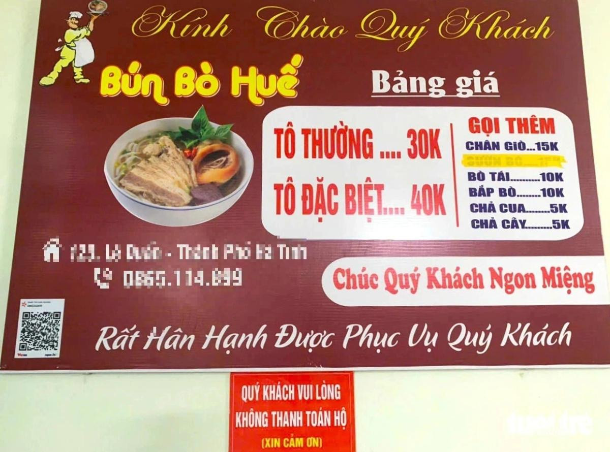 Muốn ăn bún bò Huế mọi người phải đáp ứng quy định 'lạ' này từ chủ quán Ảnh 1