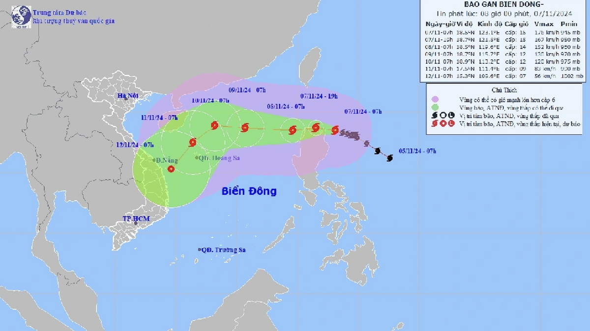 Bão Yinxing mạnh lên cấp 15, gần Biển Đông Ảnh 1