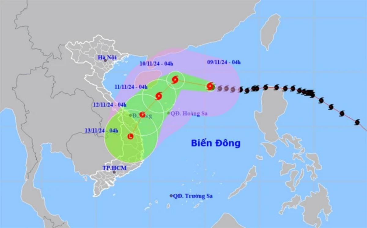 Bão số 7 mạnh nhất vào hôm nay, ảnh hưởng thế nào đến đất liền nước ta? Ảnh 1