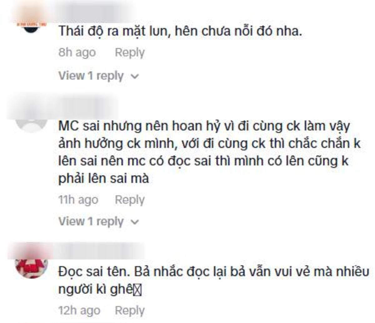 Tranh cãi thái độ của vợ Anh Đức khi bị đọc nhầm tên tại sự kiện Ảnh 5