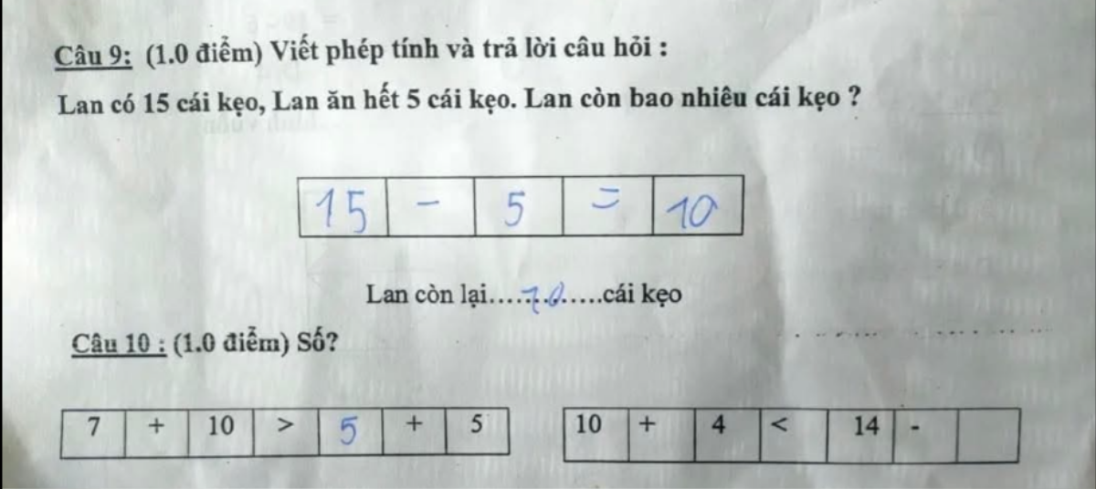 Bài toán '14 trừ đi bao nhiêu để lớn hơn 14?' khiến dân tình bó tay, ai nấy đều hóng đáp án từ giáo viên Ảnh 1