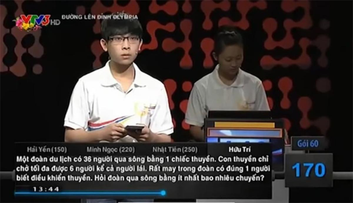 Bài toán '35:5=7' nhưng nam sinh Olympia giải mãi không ra, lý do ai cũng đồng cảm Ảnh 1