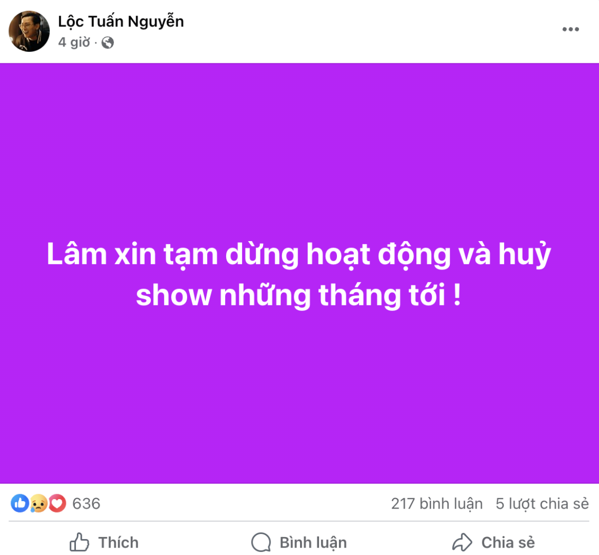 Hoài Lâm nhập viện, mắc bệnh liên quan đến thần kinh Ảnh 2