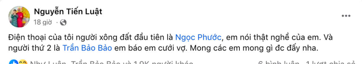 Tiến Luật vô tình tiết lộ một sao nam Vbiz chuẩn bị cưới vợ Ảnh 1