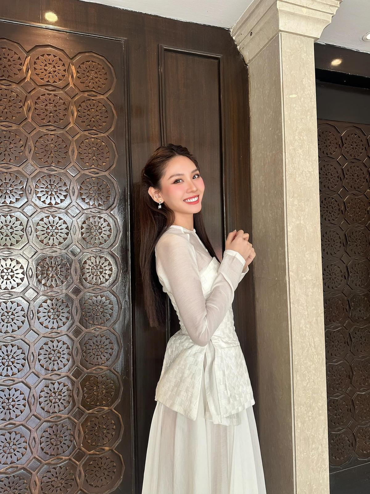 Mai Phương mang áo bà ba đến Miss World Ảnh 2