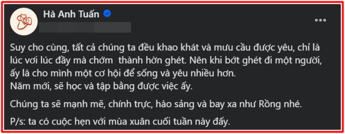 Hà Anh Tuấn xuất hiện với diện mạo mới, fan dụi mắt mãi mới nhận ra Ảnh 1