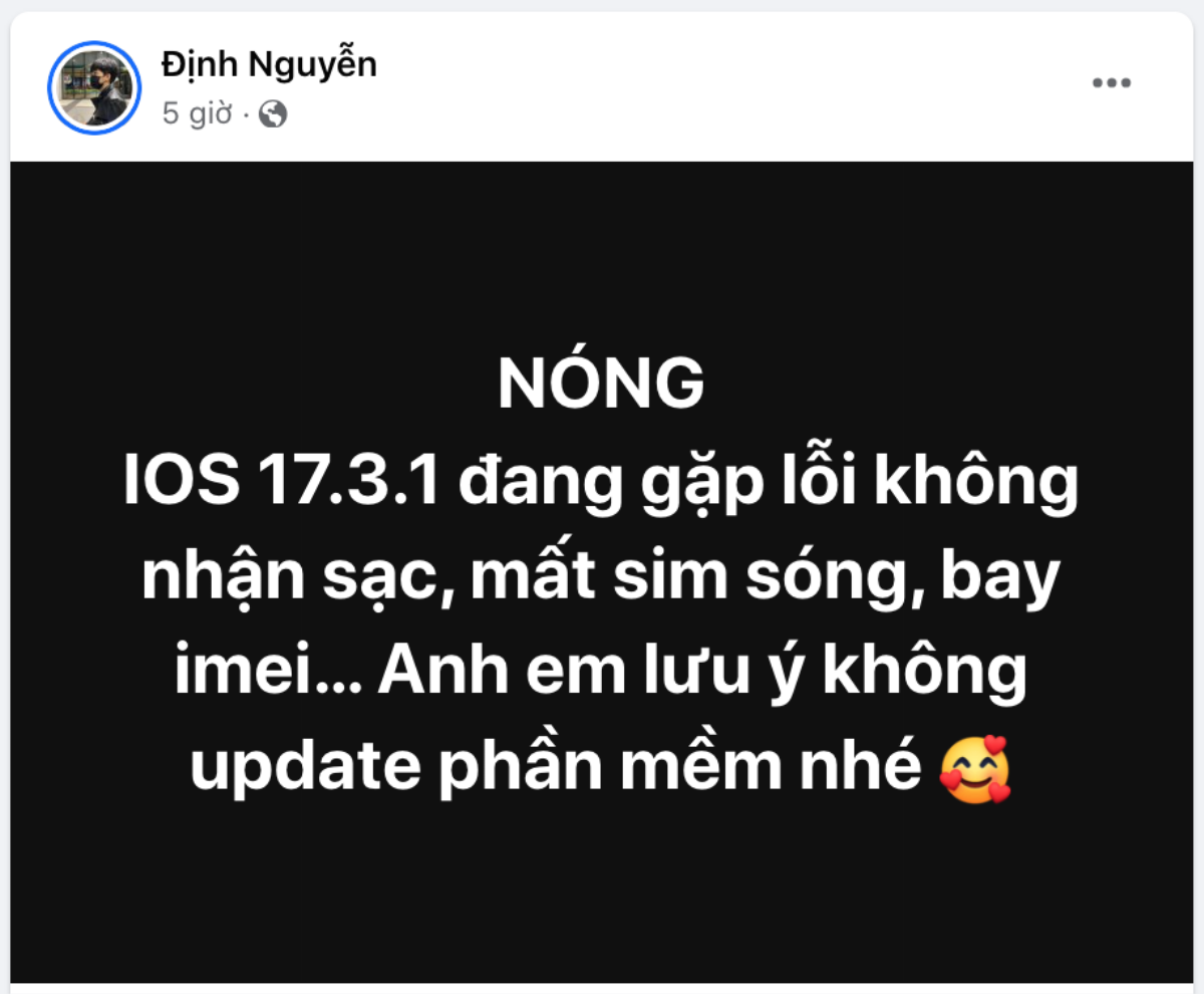 Ngưng cập nhật iOS 17.3.1 nếu không muốn iPhone bị lỗi Ảnh 3