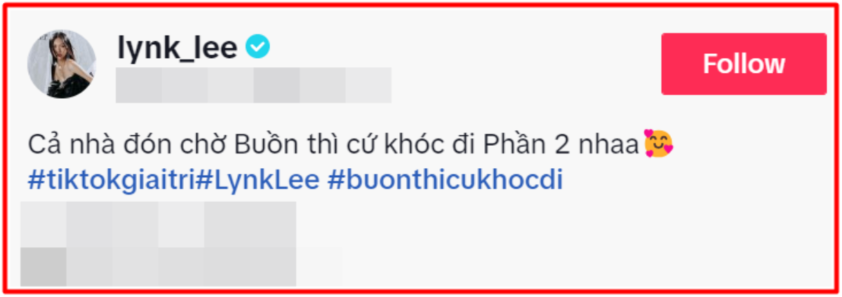 Lynk Lee bắt trend hit của chính mình, thông báo tin đặc biệt đến người hâm mộ Ảnh 2