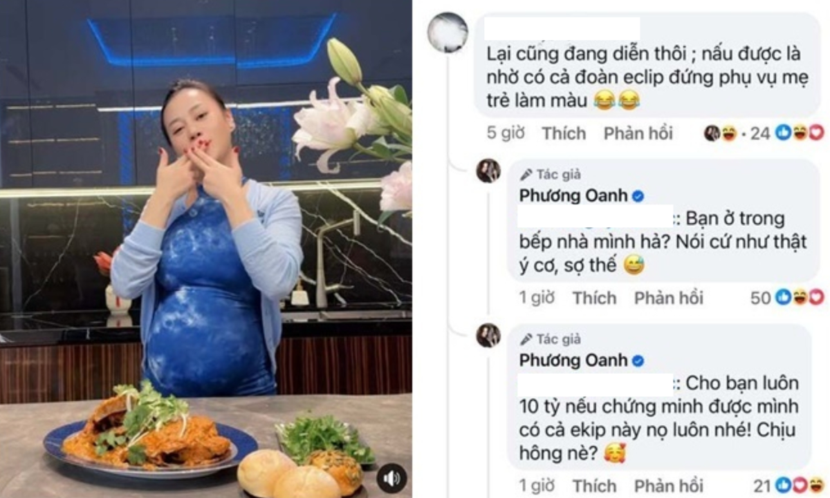 Phương Oanh tung bằng chứng cho thấy 'không có ekip đứng sau clip nấu ăn triệu view' Ảnh 1