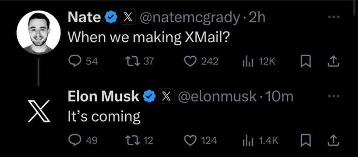 Elon Musk hé lộ dịch vụ thư điện tử XMail thay thế Gmail Ảnh 1