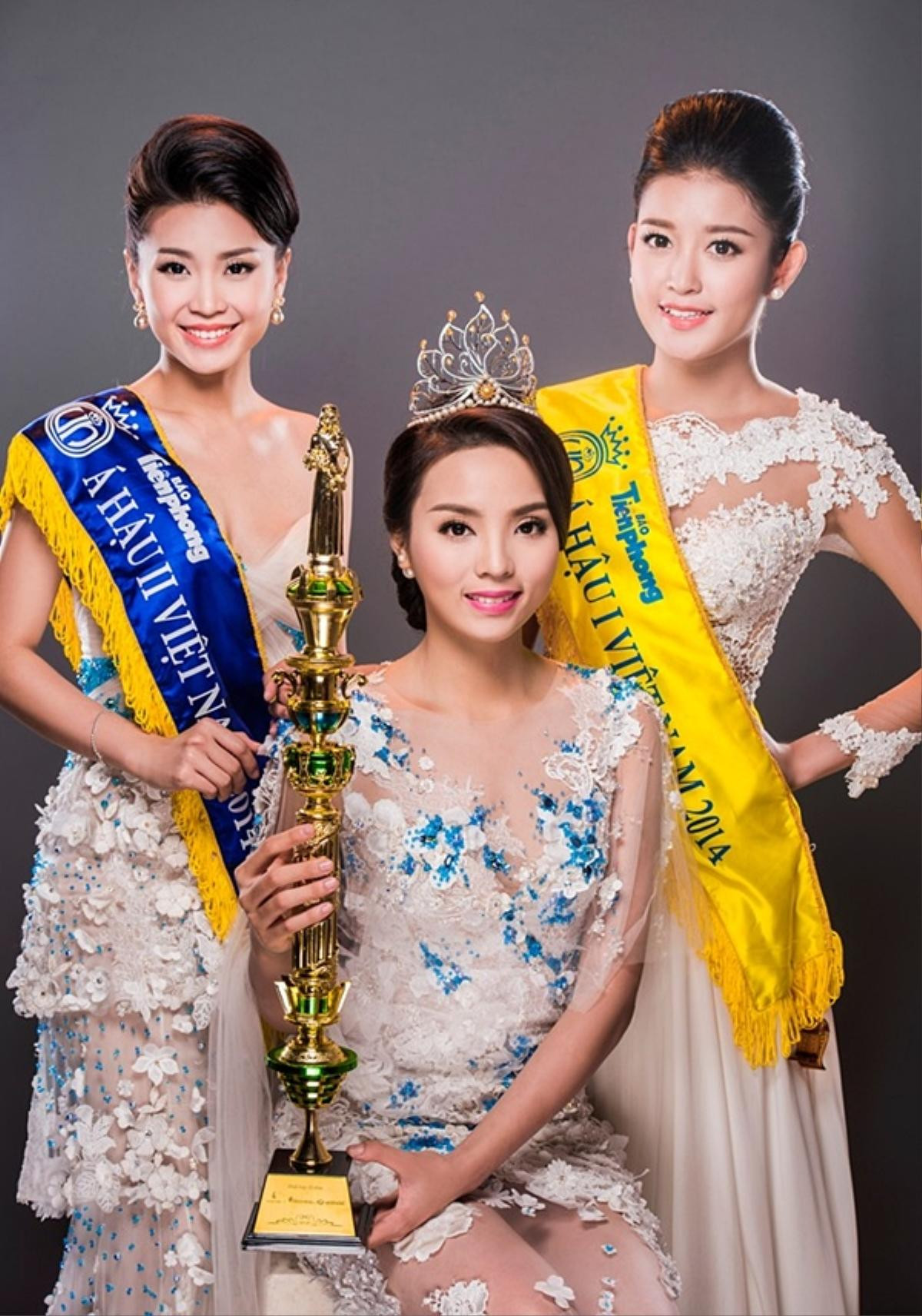 Top 3 Hoa hậu Việt Nam 2014 sau 10 năm: Diễm Trang viên mãn, Huyền My làm BTV, Kỳ Duyên thì sao? Ảnh 1