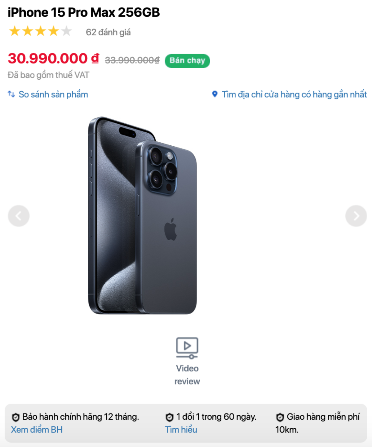 Giá iPhone 15 Pro Max giảm mạnh kỷ lục, cơ hội mua điện thoại mới là đây chứ đâu Ảnh 1