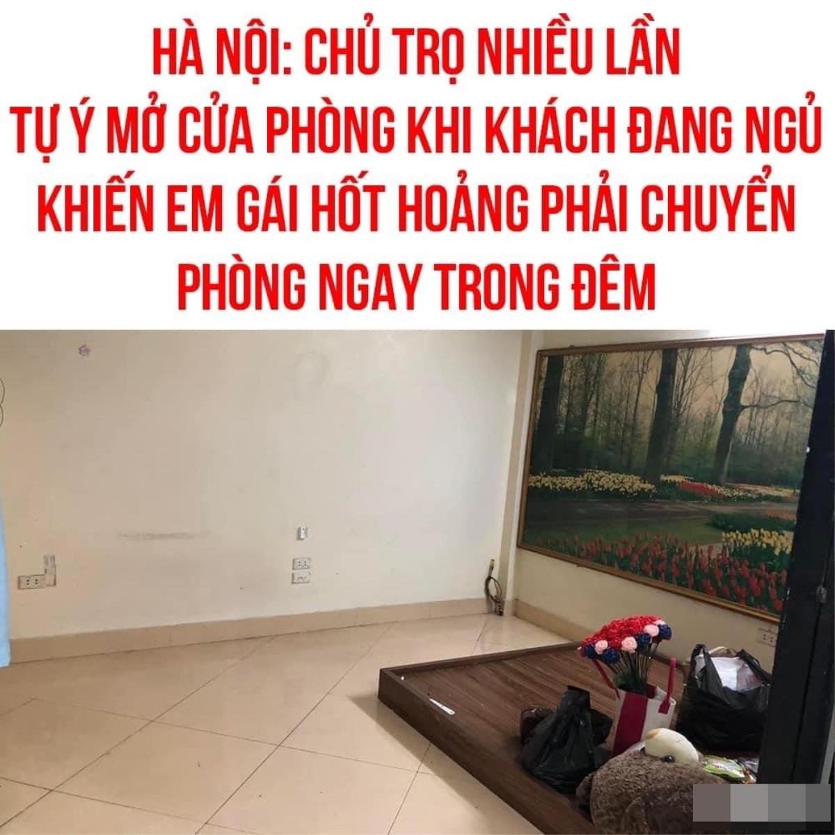 Đang ngủ trưa, cô gái hốt hoảng phát hiện chủ trọ tự ý mở cửa lẻn vào phòng Ảnh 2