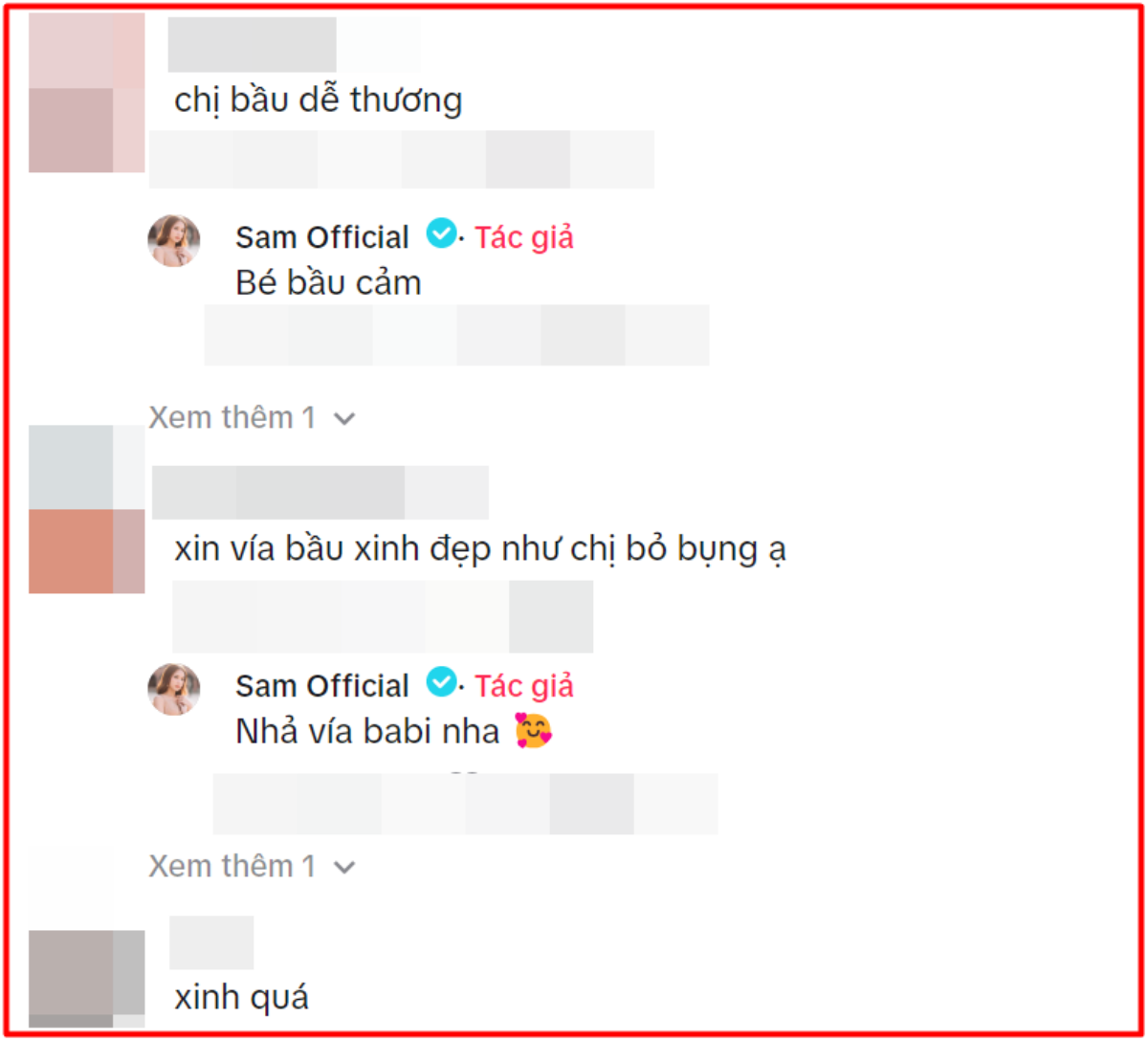 Sam 'vác bầu' bắt trend nhảy múa, nhan sắc cuối thai kỳ gây chú ý Ảnh 3