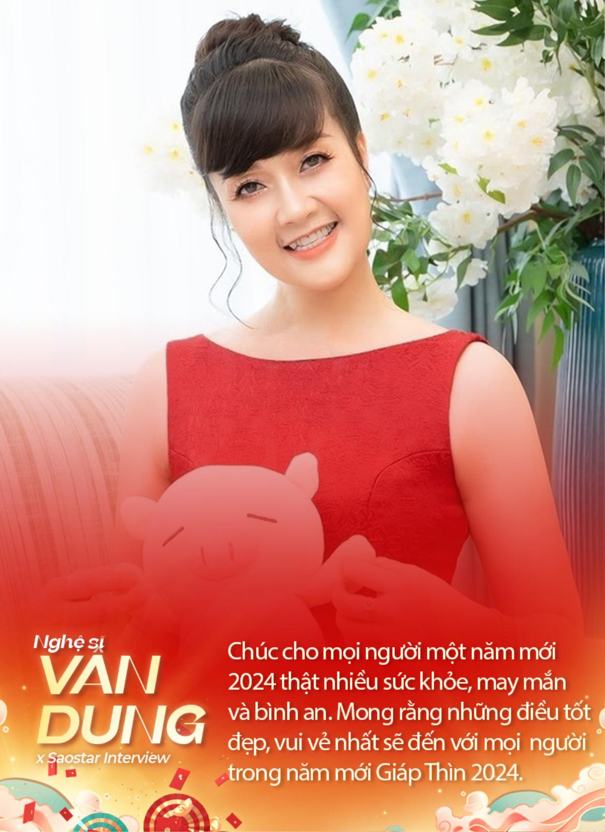 NSND Kim Xuân, MONO, Hà An Huy và loạt sao Việt chúc Tết độc giả SAOstar Ảnh 10