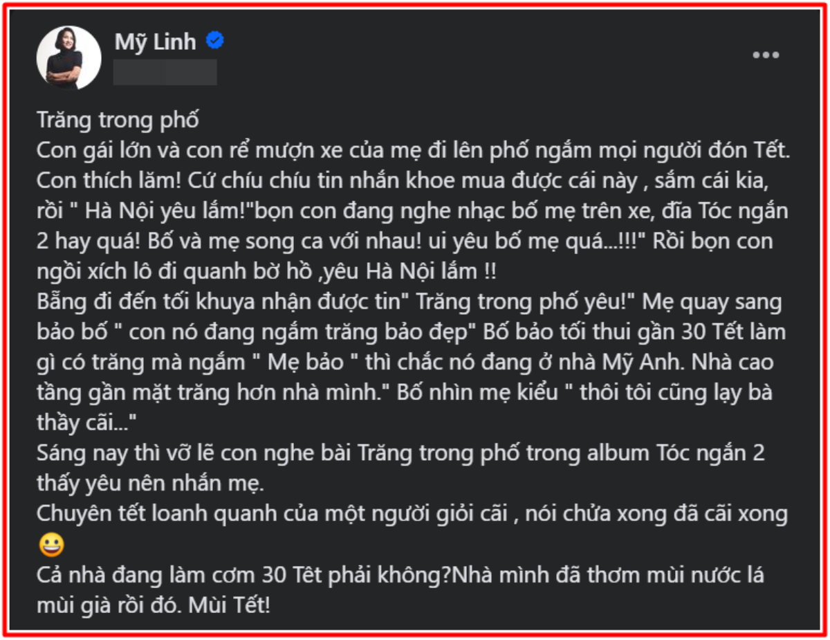 Con gái lớn diva Mỹ Linh mê mệt một ca khúc của bố và mẹ Ảnh 1