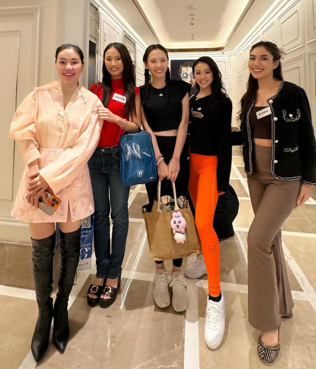 Hoa hậu Mai Phương bị khó thở ngay từ ngày đầu nhập cuộc Miss World 2023 Ảnh 5